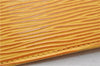 Auth Louis Vuitton Epi Porte 2 Cartes Vertical Pass Case Yellow M63209 LV 4692E