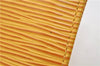 Auth Louis Vuitton Epi Porte 2 Cartes Vertical Pass Case Yellow M63209 LV 4692E