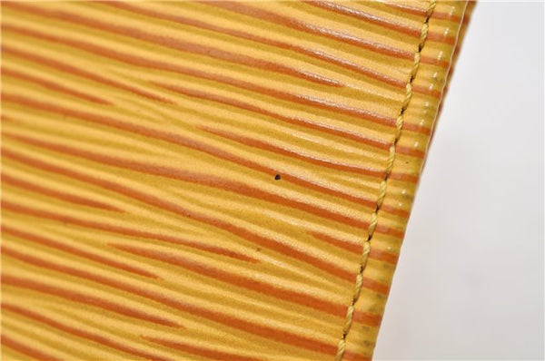 Auth Louis Vuitton Epi Porte 2 Cartes Vertical Pass Case Yellow M63209 LV 4692E