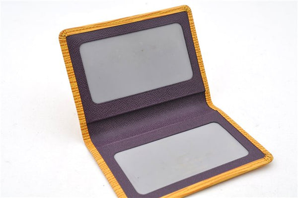 Auth Louis Vuitton Epi Porte 2 Cartes Vertical Pass Case Yellow M63209 LV 4692E