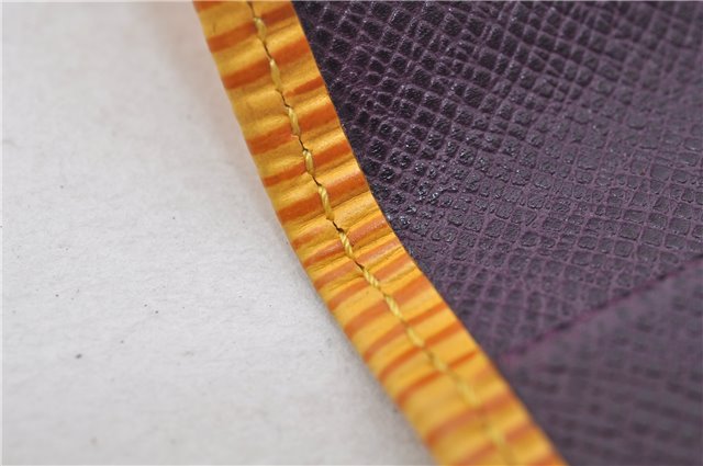 Auth Louis Vuitton Epi Porte 2 Cartes Vertical Pass Case Yellow M63209 LV 4692E