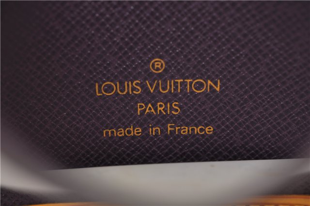 Auth Louis Vuitton Epi Porte 2 Cartes Vertical Pass Case Yellow M63209 LV 4692E