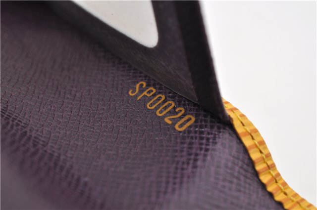 Auth Louis Vuitton Epi Porte 2 Cartes Vertical Pass Case Yellow M63209 LV 4692E