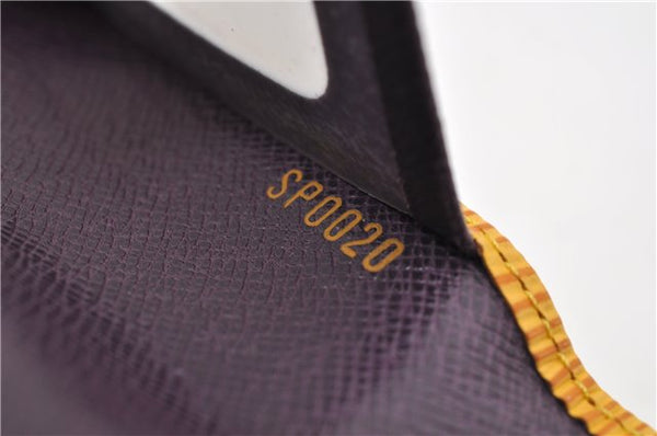 Auth Louis Vuitton Epi Porte 2 Cartes Vertical Pass Case Yellow M63209 LV 4692E