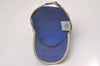 Authentic GUCCI Off The Grid Cap GG Nylon Leather Size M 627114 Blue 4692I