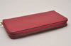 Authentic Louis Vuitton Vernis Zippy Wallet Long Purse Pink M91597 LV 4693I