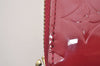 Authentic Louis Vuitton Vernis Zippy Wallet Long Purse Pink M91597 LV 4693I