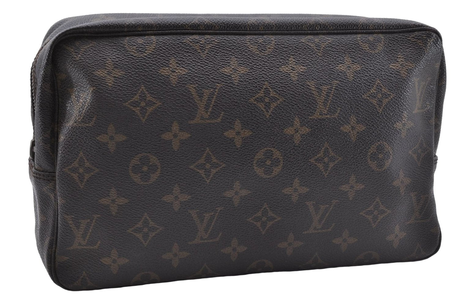 Auth Louis Vuitton Monogram Trousse Toilette 28 Clutch Bag M47522 LV Junk 4694D