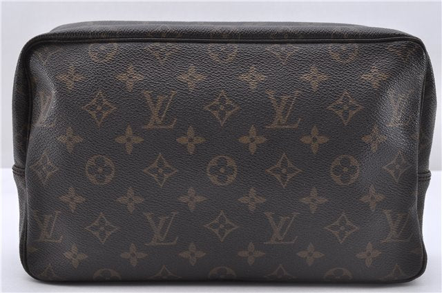 Auth Louis Vuitton Monogram Trousse Toilette 28 Clutch Bag M47522 LV Junk 4694D