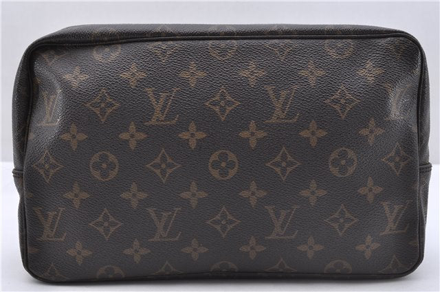 Auth Louis Vuitton Monogram Trousse Toilette 28 Clutch Bag M47522 LV Junk 4694D
