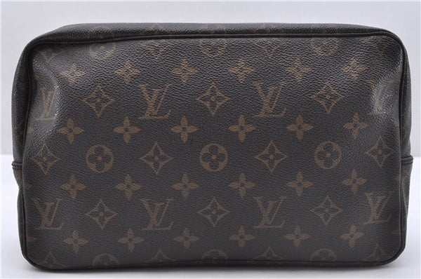 Auth Louis Vuitton Monogram Trousse Toilette 28 Clutch Bag M47522 LV Junk 4694D