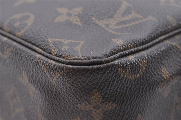 Auth Louis Vuitton Monogram Trousse Toilette 28 Clutch Bag M47522 LV Junk 4694D