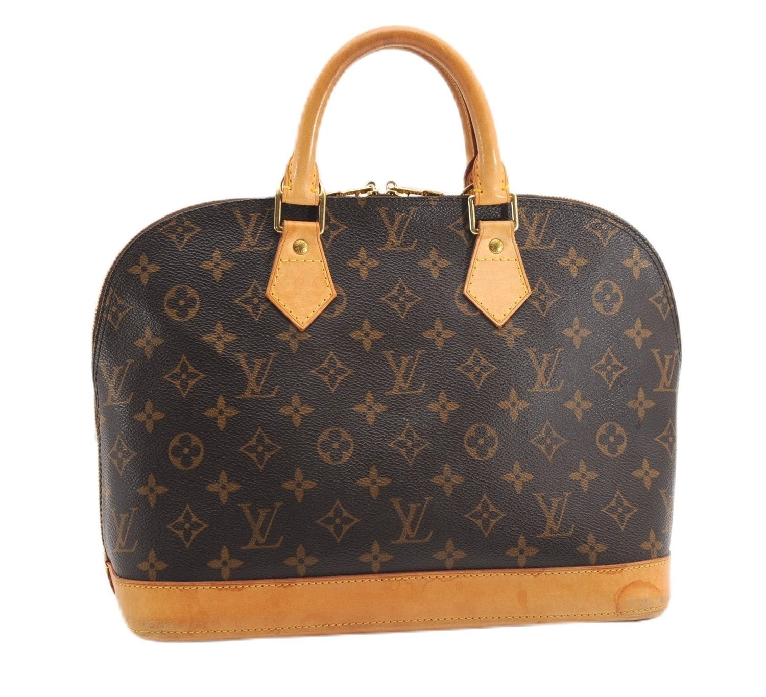 Authentic Louis Vuitton Monogram Alma Hand Bag Purse M51130 LV 4694F