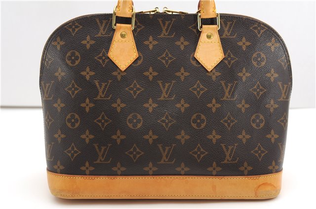 Authentic Louis Vuitton Monogram Alma Hand Bag Purse M51130 LV 4694F