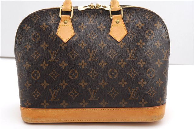 Authentic Louis Vuitton Monogram Alma Hand Bag Purse M51130 LV 4694F