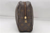 Auth Louis Vuitton Monogram Trousse Toilette 28 Clutch Hand Bag M47522 LV 4695D