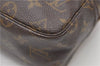 Auth Louis Vuitton Monogram Trousse Toilette 28 Clutch Hand Bag M47522 LV 4695D