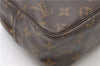 Auth Louis Vuitton Monogram Trousse Toilette 28 Clutch Hand Bag M47522 LV 4695D