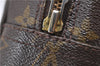 Auth Louis Vuitton Monogram Trousse Toilette 28 Clutch Hand Bag M47522 LV 4695D