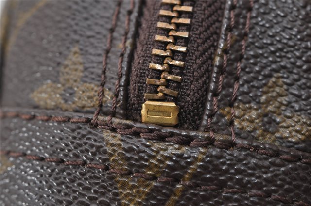 Auth Louis Vuitton Monogram Trousse Toilette 28 Clutch Hand Bag M47522 LV 4695D