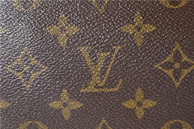 Auth Louis Vuitton Monogram Trousse Toilette 28 Clutch Hand Bag M47522 LV 4695D