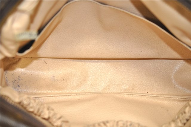 Auth Louis Vuitton Monogram Trousse Toilette 28 Clutch Hand Bag M47522 LV 4695D