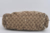 Authentic GUCCI Abbey Shoulder Tote Bag GG Canvas Leather 189831 Brown 4695I