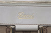 Authentic GUCCI Abbey Shoulder Tote Bag GG Canvas Leather 189831 Brown 4695I