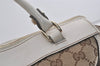 Authentic GUCCI Abbey Shoulder Tote Bag GG Canvas Leather 189831 Brown 4695I