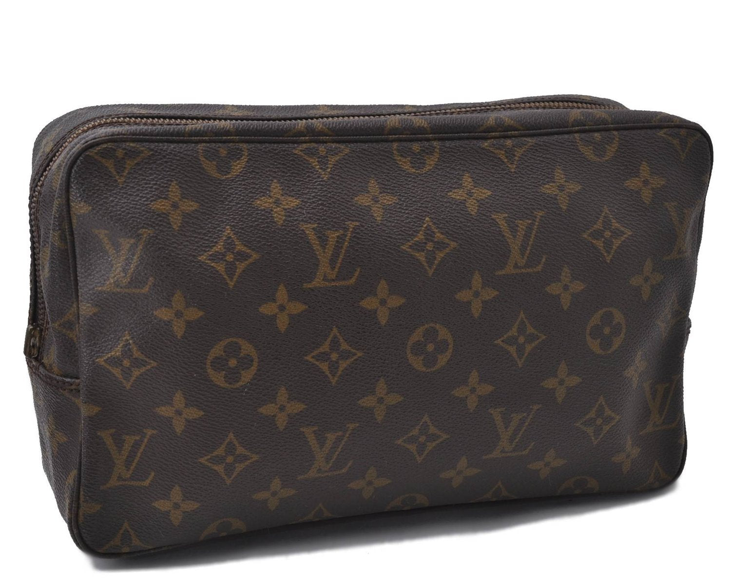 Auth Louis Vuitton Monogram Trousse Toilette 28 Clutch Bag M47522 LV Junk 4696D