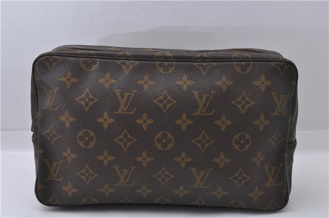 Auth Louis Vuitton Monogram Trousse Toilette 28 Clutch Bag M47522 LV Junk 4696D