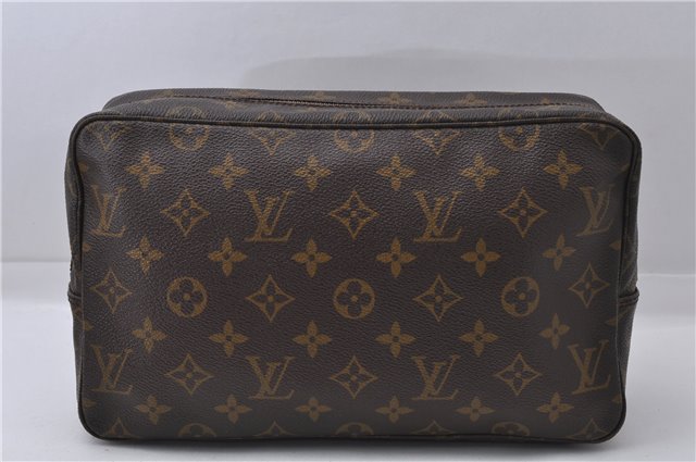 Auth Louis Vuitton Monogram Trousse Toilette 28 Clutch Bag M47522 LV Junk 4696D