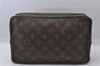 Auth Louis Vuitton Monogram Trousse Toilette 28 Clutch Bag M47522 LV Junk 4696D