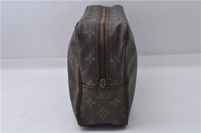 Auth Louis Vuitton Monogram Trousse Toilette 28 Clutch Bag M47522 LV Junk 4696D