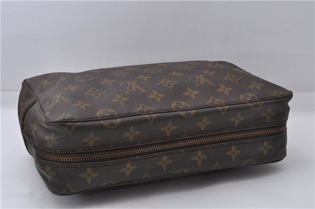 Auth Louis Vuitton Monogram Trousse Toilette 28 Clutch Bag M47522 LV Junk 4696D