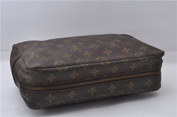 Auth Louis Vuitton Monogram Trousse Toilette 28 Clutch Bag M47522 LV Junk 4696D