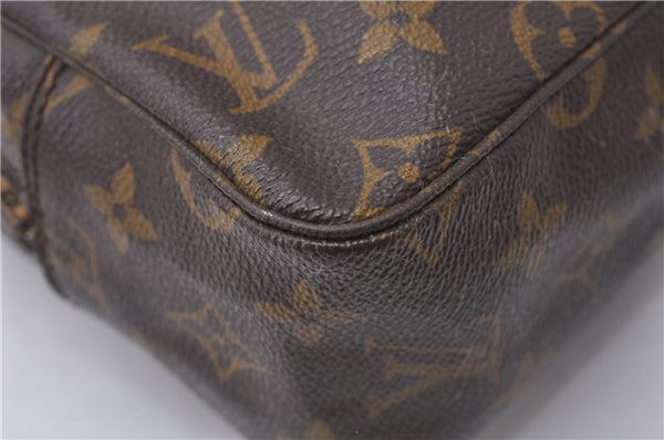 Auth Louis Vuitton Monogram Trousse Toilette 28 Clutch Bag M47522 LV Junk 4696D