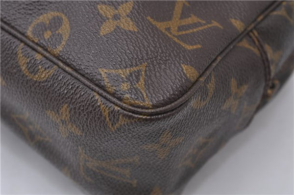 Auth Louis Vuitton Monogram Trousse Toilette 28 Clutch Bag M47522 LV Junk 4696D
