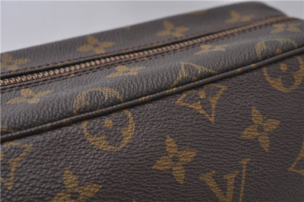 Auth Louis Vuitton Monogram Trousse Toilette 28 Clutch Bag M47522 LV Junk 4696D