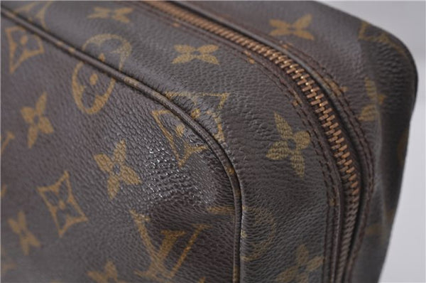 Auth Louis Vuitton Monogram Trousse Toilette 28 Clutch Bag M47522 LV Junk 4696D