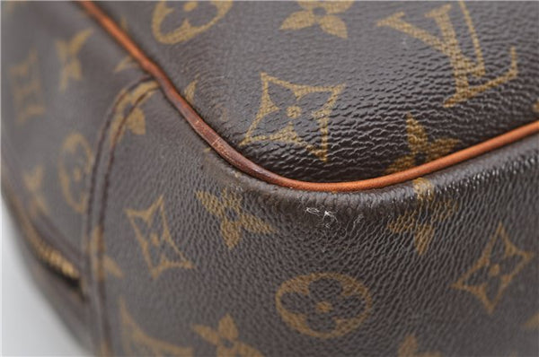 Authentic Louis Vuitton Monogram Deauville Hand Bag Purse M47270 LV 4697D