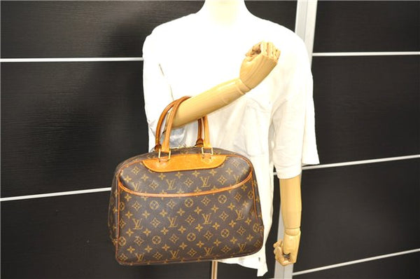 Authentic Louis Vuitton Monogram Deauville Hand Bag Purse M47270 LV 4697D