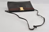 Authentic Salvatore Ferragamo Vara Shoulder Bag Leather Brown SF Junk 4697I