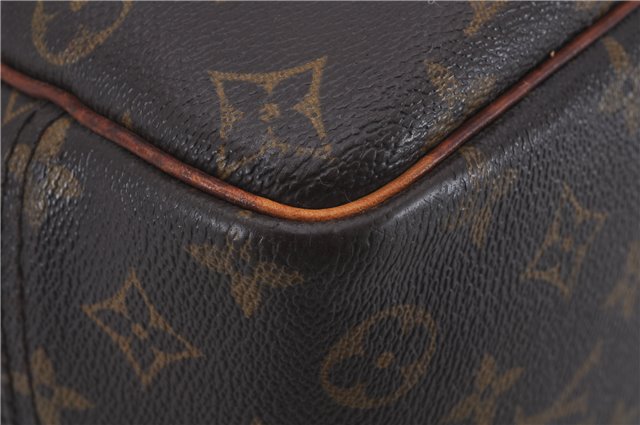 Authentic Louis Vuitton Monogram Deauville Hand Bag Purse M47270 LV 4698D