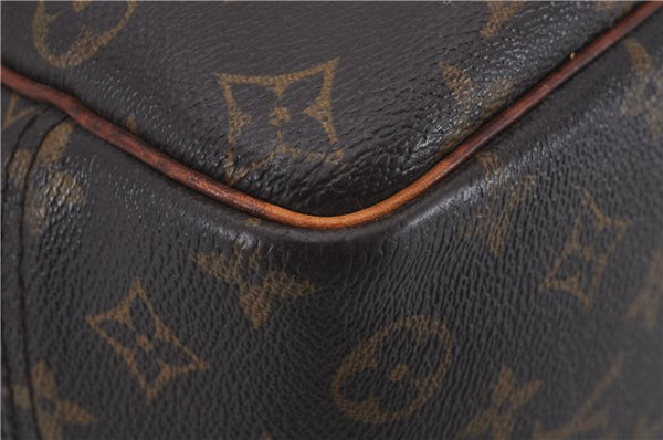 Authentic Louis Vuitton Monogram Deauville Hand Bag Purse M47270 LV 4698D