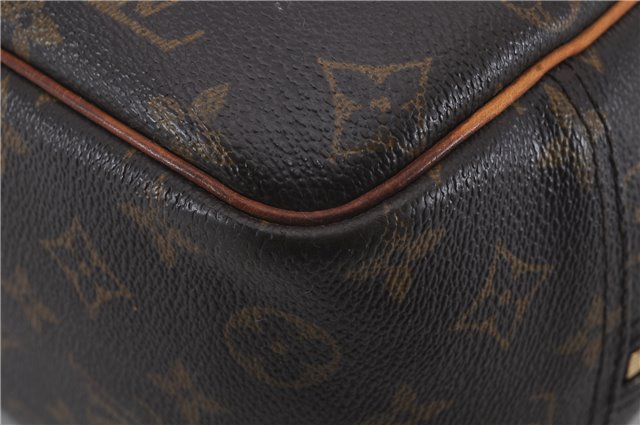 Authentic Louis Vuitton Monogram Deauville Hand Bag Purse M47270 LV 4698D