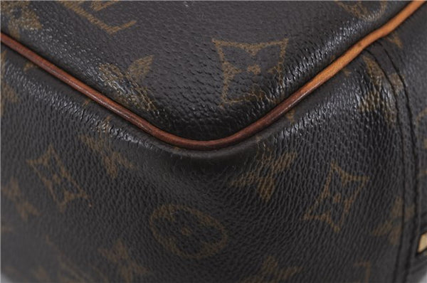 Authentic Louis Vuitton Monogram Deauville Hand Bag Purse M47270 LV 4698D