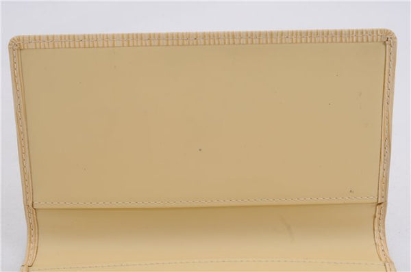 Authentic Louis Vuitton Epi Agenda Posh Notebook Cover Ivory R2052A LV 4698E