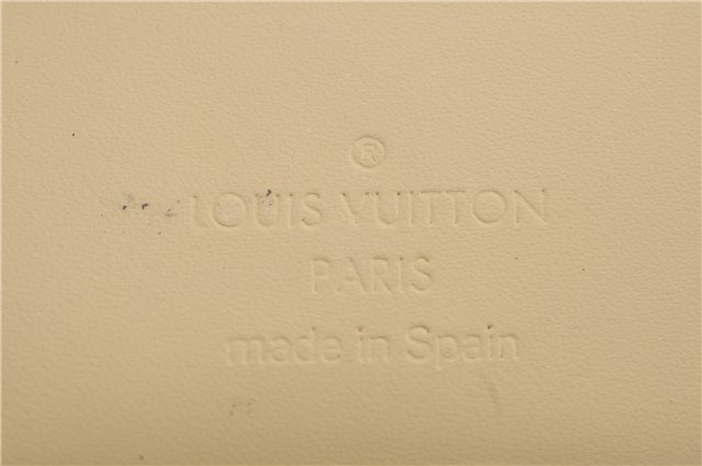 Authentic Louis Vuitton Epi Agenda Posh Notebook Cover Ivory R2052A LV 4698E