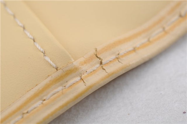 Authentic Louis Vuitton Epi Agenda Posh Notebook Cover Ivory R2052A LV 4698E